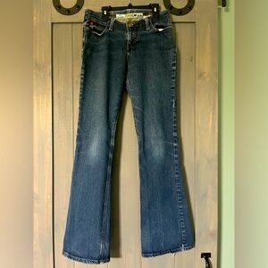 Vintage Y2K Mudd low rise flare jeans size 9